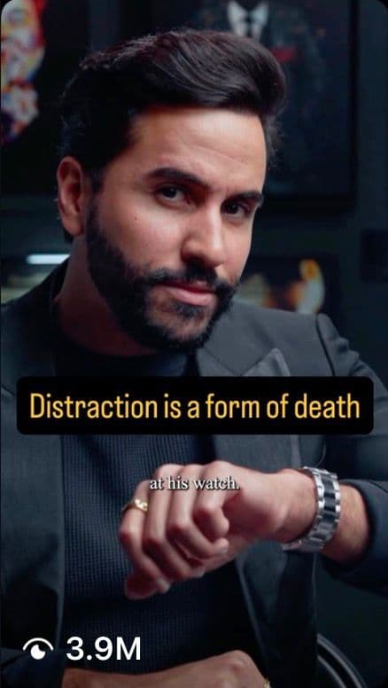 Brookz reel about eliminating distractions