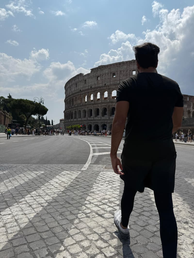 Brookz at the Colosseum in Rome